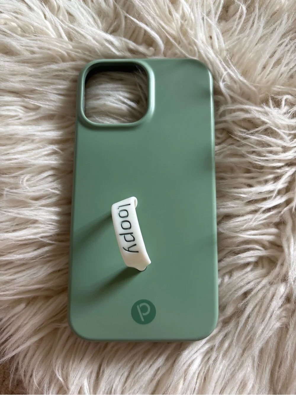 Loopy Cases Olive Green iPhone 12 / 13 Pro Max Fall Phone Case and Loop 6.7 in